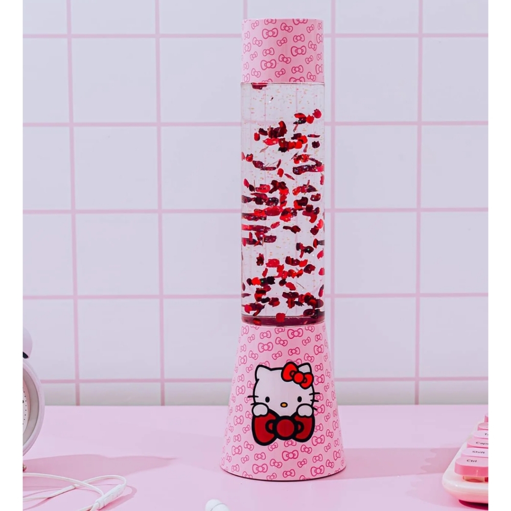 Hello kitty glitter lamp